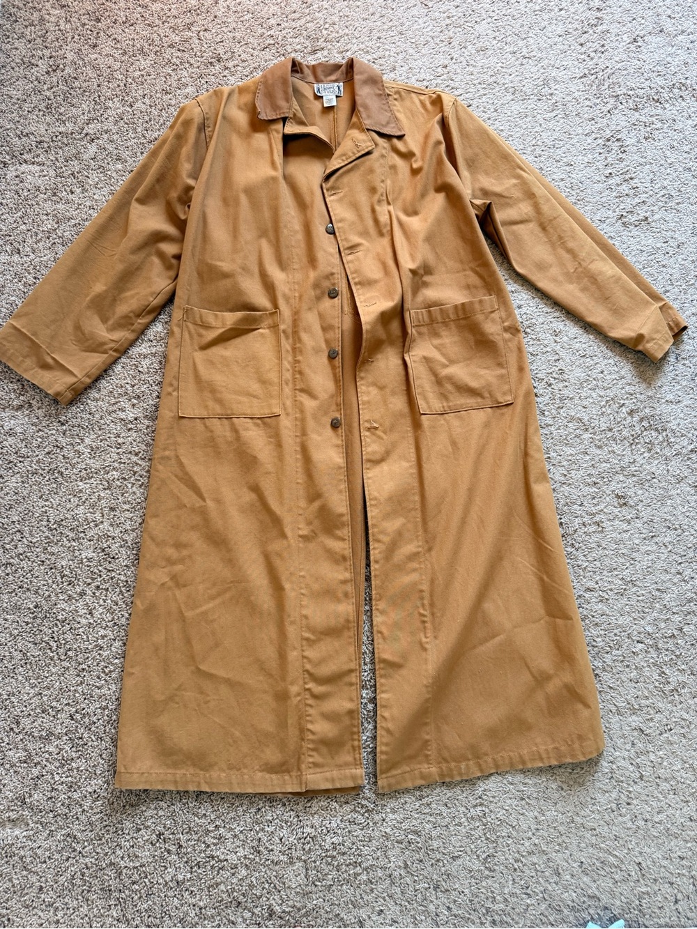 Men’s vintage western duster coat